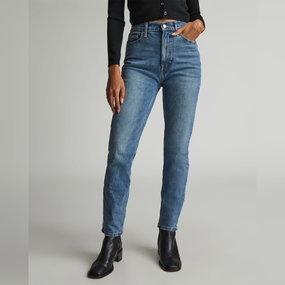 Everlane Cheeky Jean 28 Regular Mid Blue